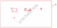 AUDIO EXCHANGE PANEL   LHD für Honda INSIGHT COMFORT 5 Türen vollautomatische 2011