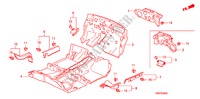 BODENMATTE für Honda INSIGHT COMFORT 5 Türen vollautomatische 2011