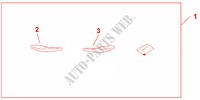 FRONT BUMPER TRIMS für Honda INSIGHT S 5 Türen vollautomatische 2011