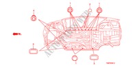 GUMMITUELLE(UNTEN) für Honda INSIGHT COMFORT 5 Türen vollautomatische 2011