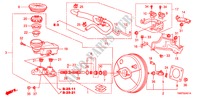 HAUPTBREMSZYLINDER/MASTER POWER(RH) für Honda INSIGHT ES 5 Türen vollautomatische 2011