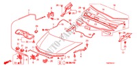 MOTORHAUBE(RH) für Honda INSIGHT ES 5 Türen vollautomatische 2011