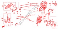 TUERSCHLOSS, HINTEN/AEUSSERER GRIFF(RH) für Honda INSIGHT SE 5 Türen vollautomatische 2011