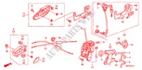 VORDERES TUERSCHLOSS/AEUSSERER GRIFF(LH) für Honda INSIGHT ELEGANCE 5 Türen vollautomatische 2011