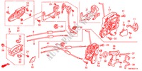 VORDERES TUERSCHLOSS/AEUSSERER GRIFF(RH) für Honda INSIGHT S 5 Türen vollautomatische 2011