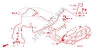 WINDSCHUTZSCHEIBENWASCHER(RH) für Honda INSIGHT ES 5 Türen vollautomatische 2011