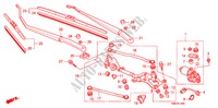 WINDSCHUTZSCHEIBENWISCHER(LH) für Honda INSIGHT COMFORT 5 Türen vollautomatische 2011