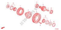 DIFFERENTIAL für Honda CROSSTOUR EX 5 Türen 5 gang automatikgetriebe 2011