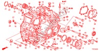 GETRIEBEGEHAEUSE für Honda CROSSTOUR EX 5 Türen 5 gang automatikgetriebe 2010
