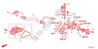 WASSERPUMPE für Honda CROSSTOUR EX 5 Türen 5 gang automatikgetriebe 2011