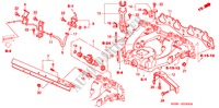 ANSAUGKRUEMMER (1.5L SOHC) für Honda CIVIC LXI 3 Türen 4 gang automatikgetriebe 2000