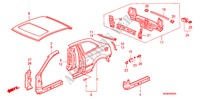 AUSSENBLECHE für Honda CIVIC GLI 3 Türen 5 gang-Schaltgetriebe 1997