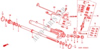 GETRIEBE, SERVOLENKUNG(LH) für Honda CIVIC LXI 3 Türen 4 gang automatikgetriebe 1997