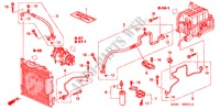 KLIMAANLAGE (SCHLAEUCHE/LEITUNGEN)(RH) für Honda CIVIC GLI 3 Türen 5 gang-Schaltgetriebe 1997