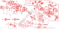 KOMBISCHALTER(RH) für Honda CIVIC GLI 3 Türen 5 gang-Schaltgetriebe 1997