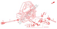 SCHALTSTANGE/SCHALTHEBELHALTERUNG (DOHC) für Honda CIVIC SIR 3 Türen 5 gang-Schaltgetriebe 1996
