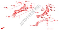 VORNE SITZKOMPONENTEN (L.)(1) für Honda CIVIC GLI 3 Türen 5 gang-Schaltgetriebe 1997