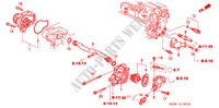WASSERPUMPE/SENSOR (DOHC VTEC) für Honda CIVIC SIR 3 Türen 4 gang automatikgetriebe 1998