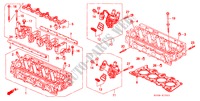ZYLINDERKOPF(SOHC VTEC) für Honda CIVIC VTI 3 Türen 4 gang automatikgetriebe 2000