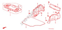 HINTERE ABLAGE/ KOFFERRAUM ZIERSTUECK für Honda CIVIC VTI 4 Türen 4 gang automatikgetriebe 1999