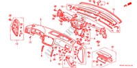 INSTRUMENTENBRETT(LH) für Honda CIVIC LXI 4 Türen 5 gang-Schaltgetriebe 1999
