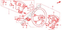 LENKRAD(SRS) für Honda CIVIC GLI 4 Türen 4 gang automatikgetriebe 1999