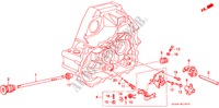 SCHALTSTANGE/SCHALTHEBELHALTERUNG (DOHC) für Honda CIVIC SIR 4 Türen 5 gang-Schaltgetriebe 1996