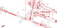 GETRIEBE, SERVOLENKUNG(RH) für Honda CIVIC EXI 4 Türen 4 gang automatikgetriebe 2000