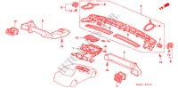 HEIZUNGSSCHACHT(RH) für Honda CIVIC EXI 4 Türen 5 gang-Schaltgetriebe 2000