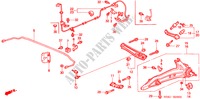 HINTEN STABILISATOR/ UNTERER ARM, HINTEN für Honda CIVIC EXI 4 Türen 4 gang automatikgetriebe 2000