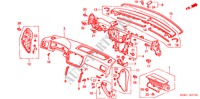 INSTRUMENTENBRETT(LH) für Honda CIVIC EXI 4 Türen 4 gang automatikgetriebe 2000