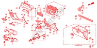 INSTRUMENTENBRETT(LH) für Honda CIVIC EXI 4 Türen 5 gang-Schaltgetriebe 2000