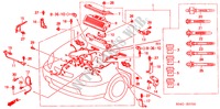 MOTORKABELBAUM für Honda CIVIC EXI 4 Türen 5 gang-Schaltgetriebe 2000
