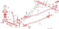 SCHALTHEBEL für Honda CIVIC LXI 4 Türen 5 gang-Schaltgetriebe 2000