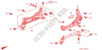 VORNE SITZKOMPONENTEN (L.) für Honda CIVIC EXI 4 Türen 4 gang automatikgetriebe 2000