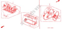 DICHTUNG SATZ für Honda HR-V 4WD 5 Türen 5 gang-Schaltgetriebe 2001