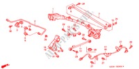 HINTEN STABILISATOR/ UNTERER ARM, HINTEN für Honda HR-V 4WD 5 Türen 5 gang-Schaltgetriebe 2001