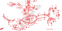 KRAFTSTOFFTANK für Honda HR-V 4WD 5 Türen 5 gang-Schaltgetriebe 2001