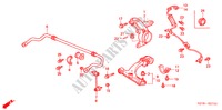 STABILISATOR, VORNE/ UNTERER ARM, VORNE für Honda HR-V 4WD 5 Türen 5 gang-Schaltgetriebe 2001