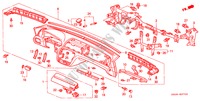 INSTRUMENTENBRETT(LH) für Honda PRELUDE VTEC 2.2VTI 2 Türen 4 gang automatikgetriebe 2000
