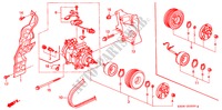 KLIMAANLAGE (KOMPRESSOR) (KEIHIN) für Honda PRELUDE 2.0I 2 Türen 4 gang automatikgetriebe 2000