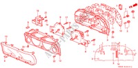 KOMBIINSTRUMENT BAUTEILE für Honda PRELUDE SI 2 Türen 4 gang automatikgetriebe 1998