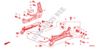 VORNE SITZKOMPONENTEN (R.) (2) für Honda PRELUDE SI 2 Türen 4 gang automatikgetriebe 1998