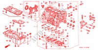 ZYLINDERBLOCK/OELWANNE (SOHC/DOHC) für Honda PRELUDE SI 2 Türen 4 gang automatikgetriebe 1998