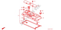 ZYLINDERKOPFDECKEL (DOHC VTEC) für Honda PRELUDE VTI-R 2 Türen 4 gang automatikgetriebe 1997