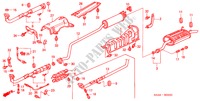AUSPUFFROHR/SCHALLDAEMPFER für Honda CIVIC EXI 4 Türen 5 gang-Schaltgetriebe 2001