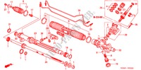 GETRIEBE, SERVOLENKUNG(HPS)(LH) für Honda CIVIC EXI 4 Türen 4 gang automatikgetriebe 2003
