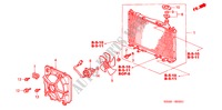 KUEHLER(TOYO) für Honda CIVIC EXI 4 Türen 5 gang-Schaltgetriebe 2001