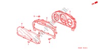 MESSGERAET BAUTEILE(NS) (2) für Honda CIVIC EXI 4 Türen 5 gang-Schaltgetriebe 2004