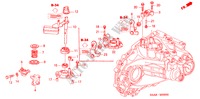 SCHALTARM/SCHALTHEBEL für Honda CIVIC EXI 4 Türen 5 gang-Schaltgetriebe 2001